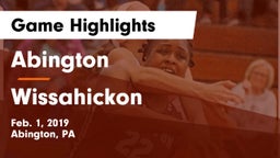 Abington  vs Wissahickon  Game Highlights - Feb. 1, 2019