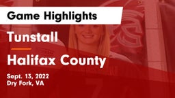 Tunstall  vs Halifax County  Game Highlights - Sept. 13, 2022