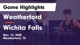 Weatherford  vs Wichita Falls  Game Highlights - Nov. 14, 2020