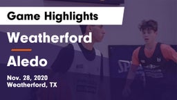 Weatherford  vs Aledo  Game Highlights - Nov. 28, 2020