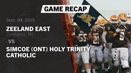 Recap: Zeeland East  vs. Simcoe (ONT) Holy Trinity Catholic 2015