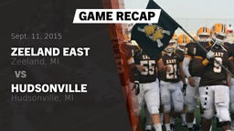 Recap: Zeeland East  vs. Hudsonville  2015