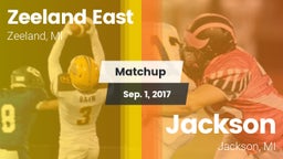 Matchup: Zeeland East High vs. Jackson  2017