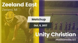 Matchup: Zeeland East High vs. Unity Christian  2017