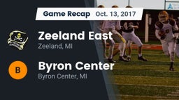 Recap: Zeeland East  vs. Byron Center  2017