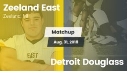 Matchup: Zeeland East High vs. Detroit Douglass 2018