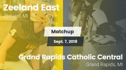 Matchup: Zeeland East High vs. Grand Rapids Catholic Central 2018