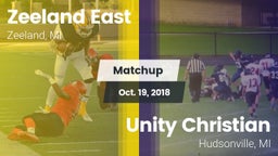 Matchup: Zeeland East High vs. Unity Christian  2018