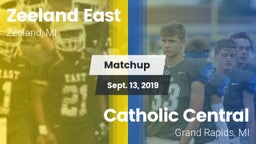 Matchup: Zeeland East High vs. Catholic Central  2019