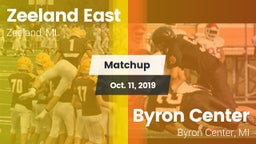 Matchup: Zeeland East High vs. Byron Center  2019