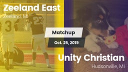 Matchup: Zeeland East High vs. Unity Christian  2019
