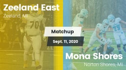 Matchup: Zeeland East High vs. Mona Shores  2020