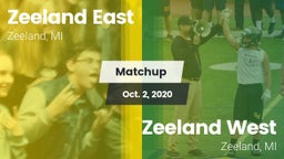 Matchup: Zeeland East High vs. Zeeland West  2020
