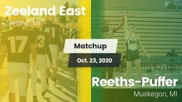 Matchup: Zeeland East High vs. Reeths-Puffer  2020