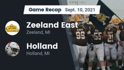 Recap: Zeeland East  vs. Holland  2021