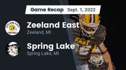 Recap: Zeeland East  vs. Spring Lake  2022