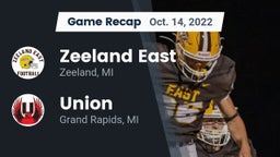 Recap: Zeeland East  vs. Union  2022