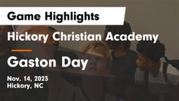 Hickory Christian Academy vs Gaston Day Game Highlights - Nov. 14, 2023