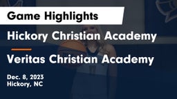 Hickory Christian Academy vs Veritas Christian Academy Game Highlights - Dec. 8, 2023