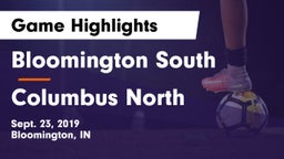 Bloomington South  vs Columbus North  Game Highlights - Sept. 23, 2019