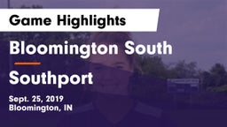 Bloomington South  vs Southport  Game Highlights - Sept. 25, 2019