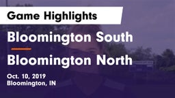 Bloomington South  vs Bloomington North  Game Highlights - Oct. 10, 2019