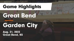 Great Bend  vs Garden City  Game Highlights - Aug. 31, 2023
