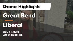 Great Bend  vs Liberal  Game Highlights - Oct. 14, 2023