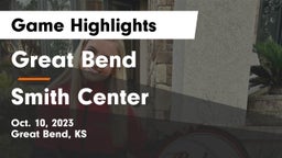 Great Bend  vs Smith Center  Game Highlights - Oct. 10, 2023