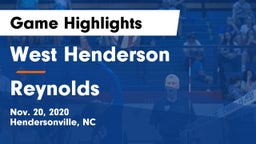 West Henderson  vs Reynolds  Game Highlights - Nov. 20, 2020