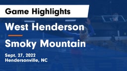 West Henderson  vs Smoky Mountain  Game Highlights - Sept. 27, 2022