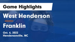 West Henderson  vs Franklin Game Highlights - Oct. 6, 2022