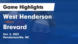 West Henderson  vs Brevard Game Highlights - Oct. 5, 2022