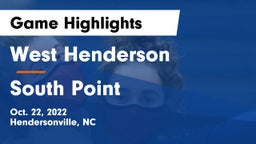 West Henderson  vs South Point Game Highlights - Oct. 22, 2022
