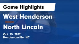 West Henderson  vs North Lincoln  Game Highlights - Oct. 25, 2022