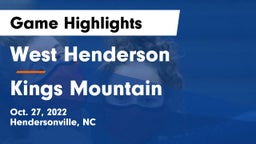 West Henderson  vs Kings Mountain  Game Highlights - Oct. 27, 2022