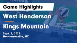 West Henderson  vs Kings Mountain  Game Highlights - Sept. 8, 2023