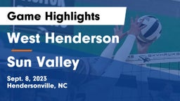 West Henderson  vs Sun Valley  Game Highlights - Sept. 8, 2023
