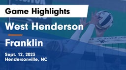 West Henderson  vs Franklin  Game Highlights - Sept. 12, 2023