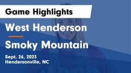West Henderson  vs Smoky Mountain  Game Highlights - Sept. 26, 2023