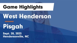West Henderson  vs Pisgah  Game Highlights - Sept. 28, 2023