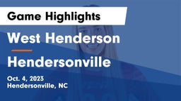 West Henderson  vs Hendersonville  Game Highlights - Oct. 4, 2023