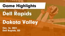 Dell Rapids  vs Dakota Valley Game Highlights - Oct. 16, 2021