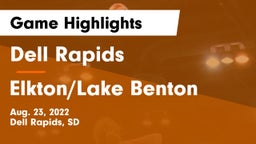 Dell Rapids  vs Elkton/Lake Benton Game Highlights - Aug. 23, 2022