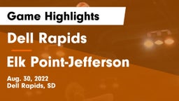 Dell Rapids  vs Elk Point-Jefferson  Game Highlights - Aug. 30, 2022