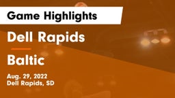 Dell Rapids  vs Baltic  Game Highlights - Aug. 29, 2022