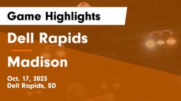 Dell Rapids  vs Madison  Game Highlights - Oct. 17, 2023