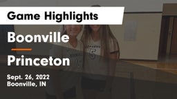 Boonville  vs Princeton Game Highlights - Sept. 26, 2022