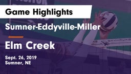 Sumner-Eddyville-Miller  vs Elm Creek  Game Highlights - Sept. 26, 2019