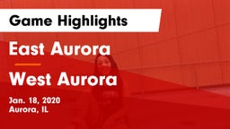 East Aurora  vs West Aurora  Game Highlights - Jan. 18, 2020
